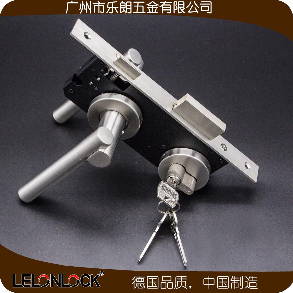 樂(lè)朗五金 RLH-18+RML-07+RCR-01不銹鋼防盜門鎖