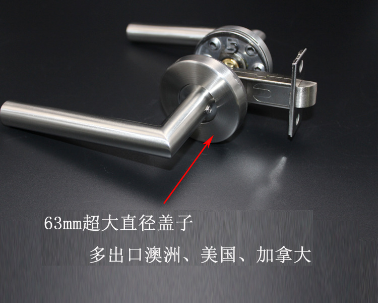 樂(lè)朗五金RTH-03 不銹鋼彎管空心門把手