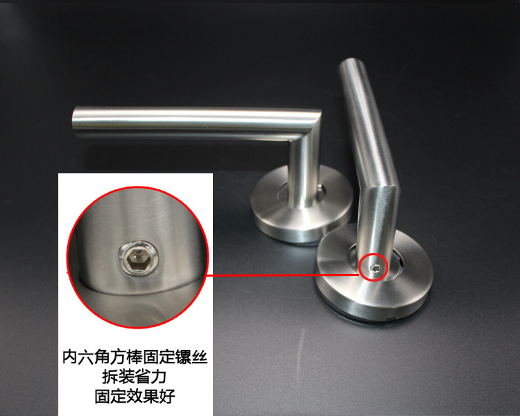 樂(lè)朗五金RTH-03 不銹鋼彎管空心門把手